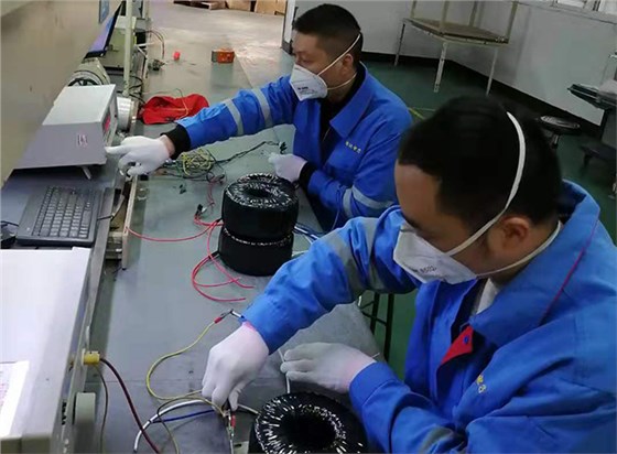 崇州恒达电子召回员工紧急生产口罩机变压器